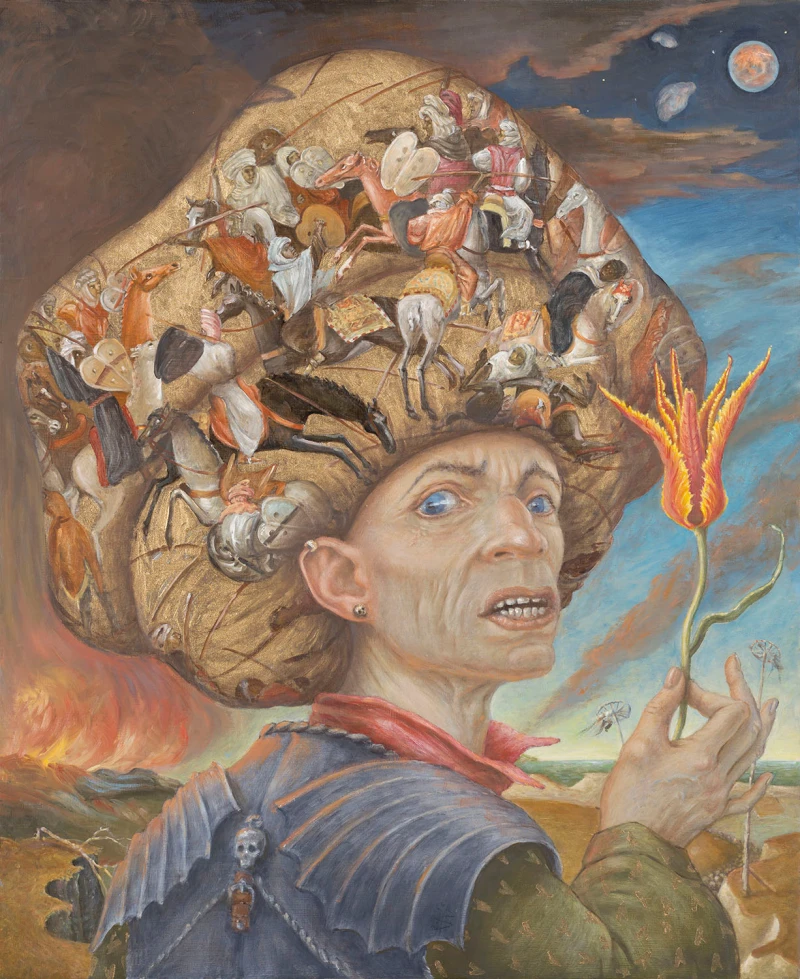 Mars, 2016, Mischtechnik / Leinwand auf Platte, 68 × 56 cm